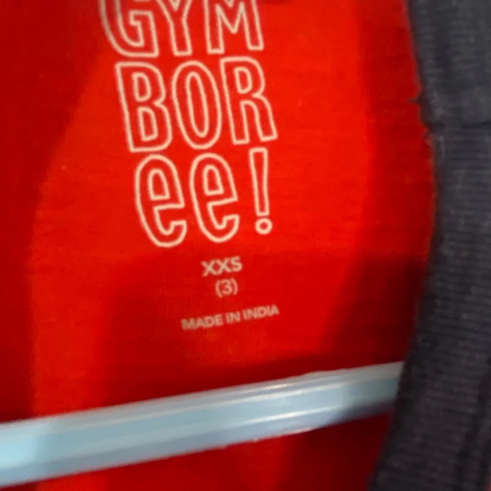 Gymboree Long Sleeve Red & Blue Raglan T-shirt